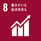関連するSDGs：8